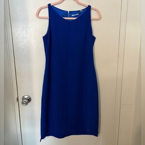 T Tahari Royal Blue Midi Dress NWT